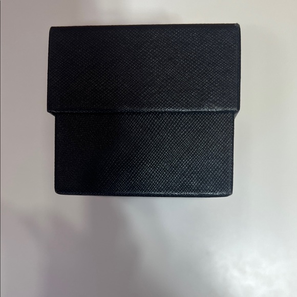 Prada Black Saffiano Men's Glasses Case with Logo - Picture 4 of 4